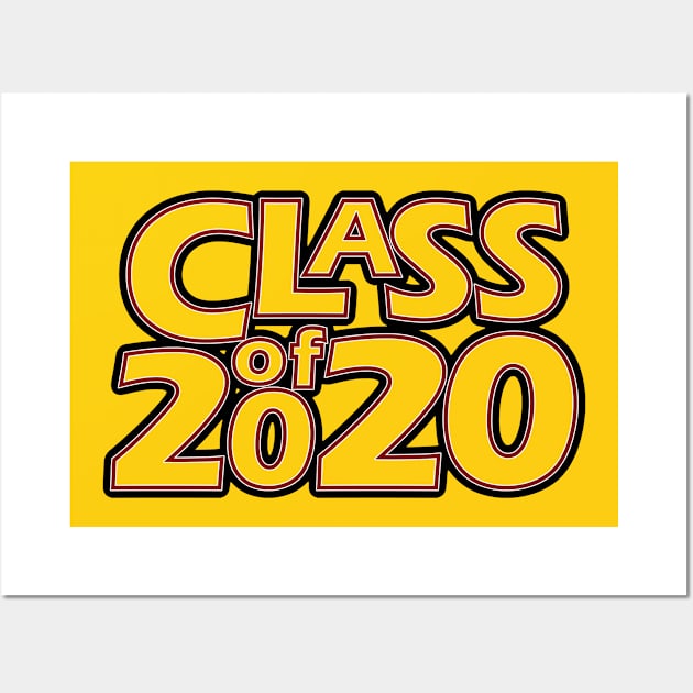 Grad Class of 2020 Wall Art by gkillerb